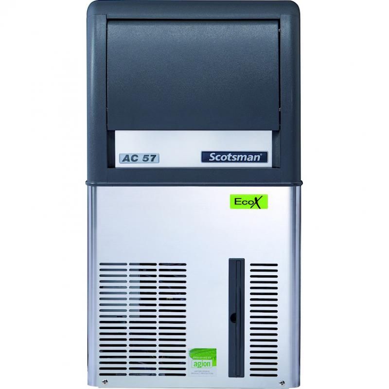 Scotsman RVS ijsblokjesmachine luchtgekoeld met afvoerpomp ECM 57 AS