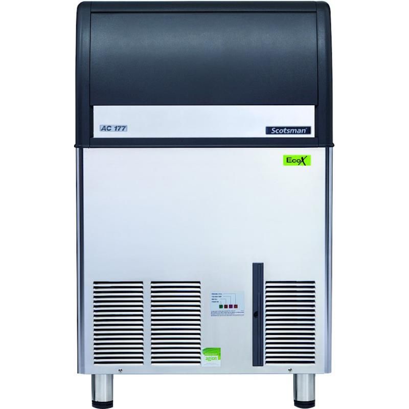 Scotsman RVS ijsblokjesmachine met bunker en afvoerpomp ECM 177 AS